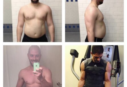 Man after losing 15% body fat, smiling and confident at South Bay Fitness Focus